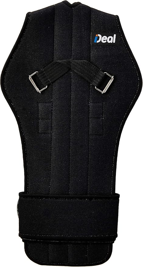 Corretor Postural Completo Magnético Preto, Ideal Produtos Ortopédicos
