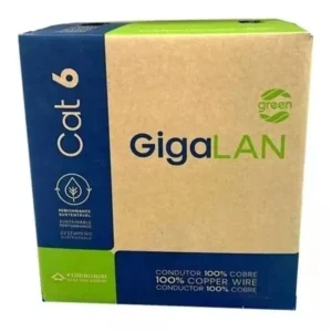 Cabo de Rede CAT.6 U/UTP LSZH 23AWG Vermelho Furukawa Gigalan 23400194