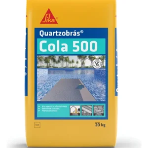 Argamassa Colante Cola 500 Cinza Saco 20kg - Quartzobras